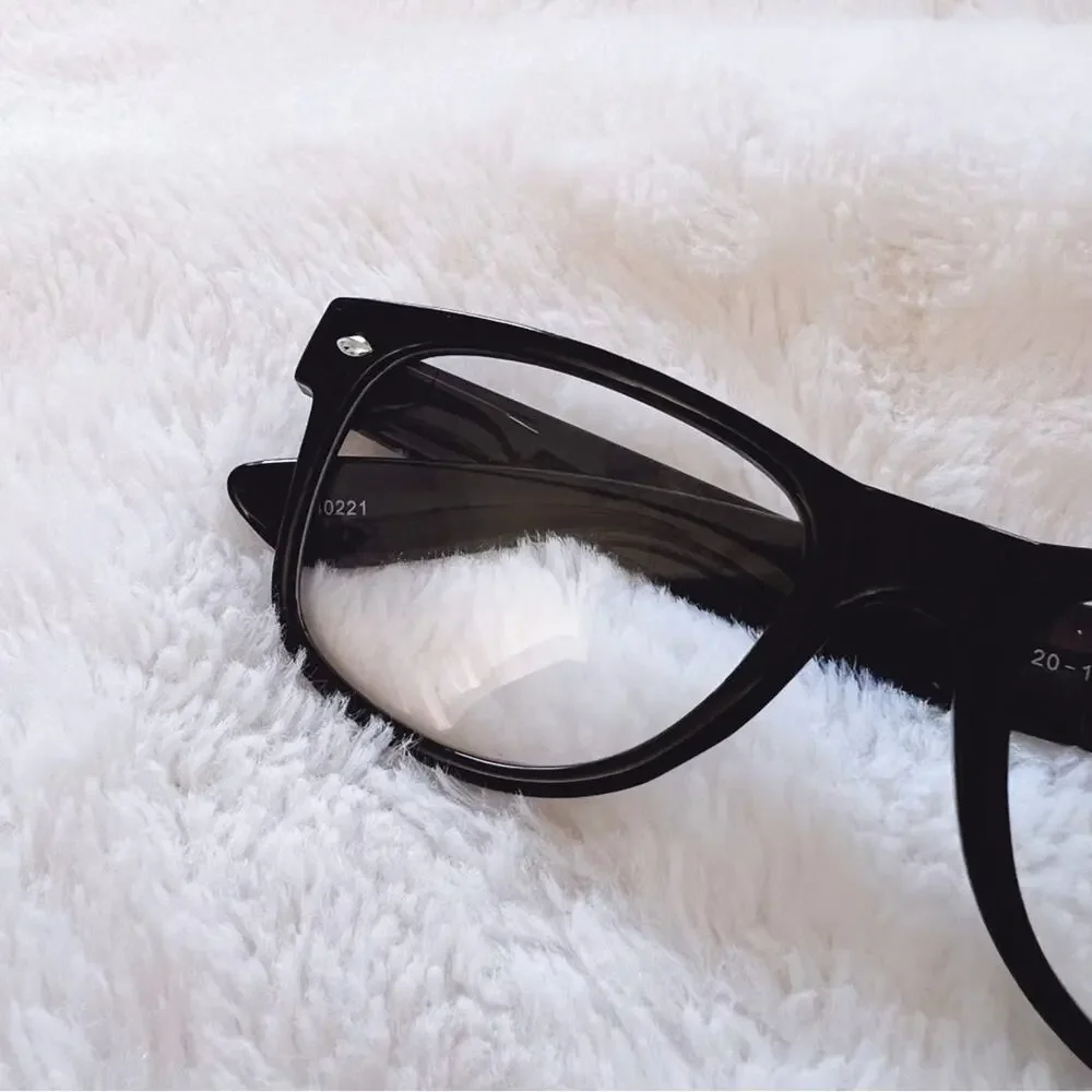 Tyler Black Rectangular Reader Glasses - Picture 4 of 11